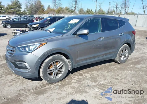 2017 Hyundai Santa Fe Sport 2.4L from USA, damaged, VIN 5NMZTDLB0HH042294